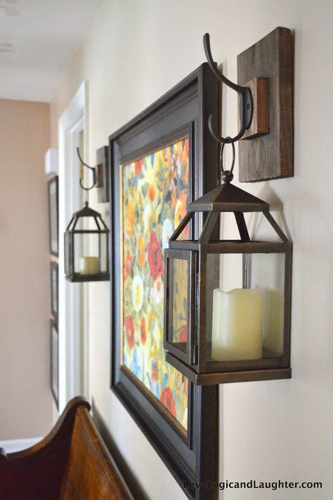 I struggle with decorating my front entryway.  I move furniture and wall decor into and out of it on a seasonal basis and am never entirely happy with the end result.  After the most recent move of furniture I decided that I wanted lanterns or sconces to flank a painting that was hung above our… Continue reading Wall Lantern Hooks For My Entryway – DIY Decorating Entryway, Lantern Decor Living, Entryway Decorating, Lantern Hooks, Rustic Entryway, Farmhouse Remodel, Lanterns Decor, Farmhouse Rustic, Decor Guide