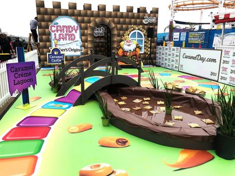 Candyland Party Theme, Candyland Games, Life Size Games, Candyland Board Game, Willy Wonka Party, Central Plaza, Bday Party Theme, Candyland Birthday, Christmas Carnival