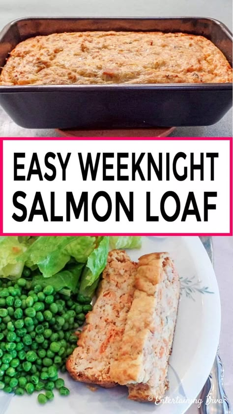 Salmon Loaf Recipes, Weeknight Salmon, Canned Salmon Recipes, Chicken Strip Recipes, Canned Salmon, Salmon Patties Recipe, Garlic Butter Salmon, Butter Salmon, Jello Shot