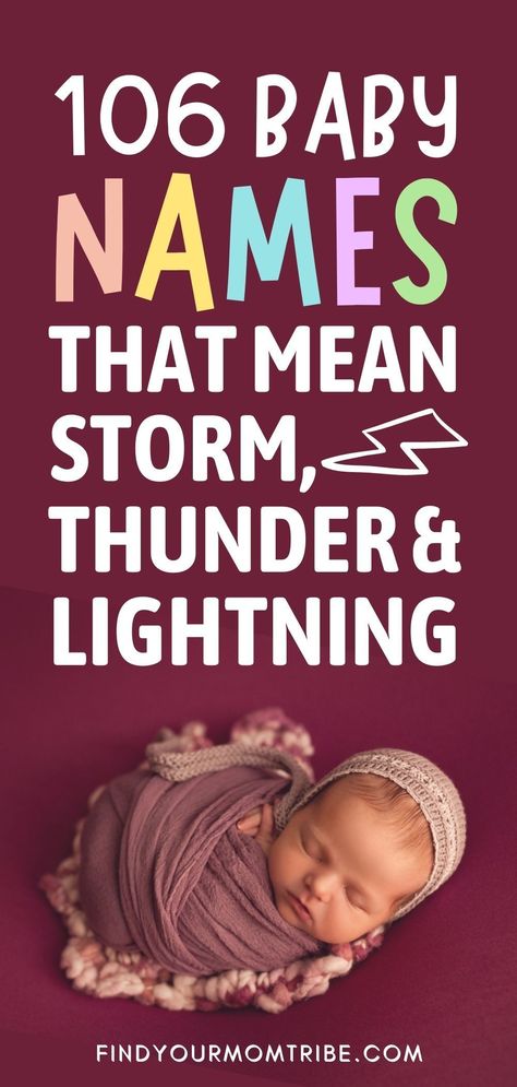 Are you a fan of thunder and lightning? If yes, check out this cool list of the most powerful baby boy and girl names that mean storm. Storm Names, Names Meaning Thunder, Names That Mean Storm, Names That Mean Thunder, Lightning Names, Names That Mean Lightning, Names Meaning Storm, Weather Names, Powerful Girl Names