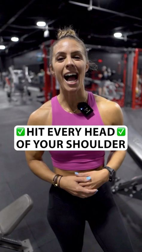 Nikkiey Stott, BSN | Fitness Coach | FAVORITE SHOULDER EXERCISES! 🏋🏽‍♀️ For front (anterior) delt 👉🏼 front raises For middle (lateral) delt 👉🏼 lateral raises For rear… | Instagram Nikkiey Stott Workout, Nikkiey Stott, Shoulder Day Workout, Tara Garrison, Creative Workouts, Shoulder Workout Women, Delts Workout, Arms Exercise, Shoulder Workout Routine