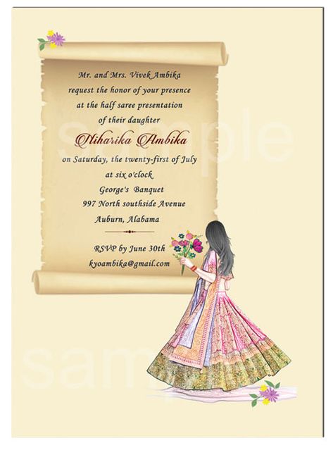 Excited to share this item from my #etsy shop: Half Saree Invitation, Half Saree Function, half saree ceremony,invite 5x7-Digital file Half Saree Invitation, Half Saree Ceremony, Traditional Half Saree, Saree Ceremony, Saree Function, Half Saree Function, First Communion Invitations, Invitation Elegant, Henna Party