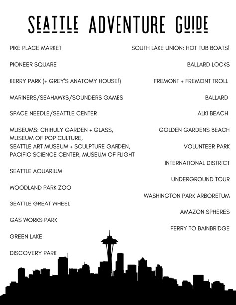 Fun Things To Do In Seattle, Best Things To Do In Seattle, Seattle Bucket List, Seattle Washington Things To Do, Redwood Vacation, Pnw Trip, Seattle Christmas, Seattle Winter, Alaska Travel Cruise