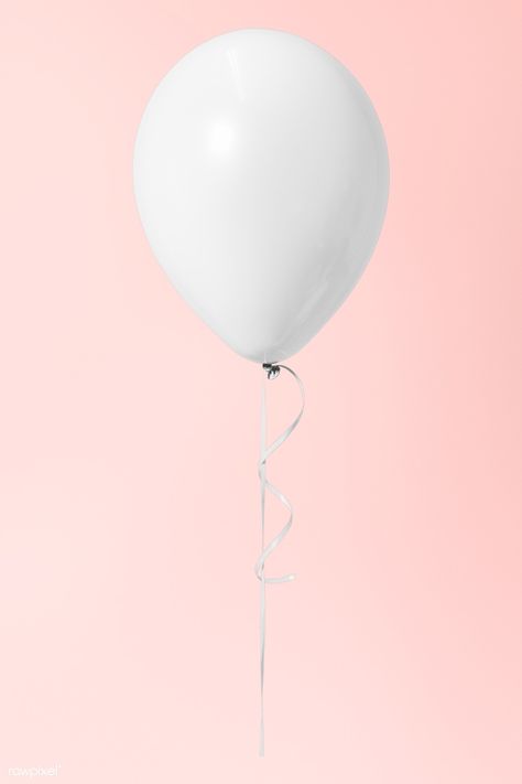 Cute festive single white balloon | premium image by rawpixel.com / HwangMangjoo Black And White Balloons, Baby Shower Background, Balloon Mobile, Balloon Frame, Unicorn Balloon, Pastel Balloons, Web Design Resources, Birthday Wallpaper, Doll House Plans