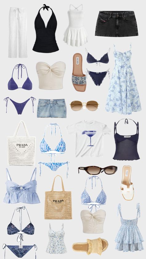 Summer Outfit Collage, Outfits Preppy, Outfit Collage, Stockholm Style, Summer Inspo, Style Summer, Clothes And Accessories, Not Mine, Summer Outfit