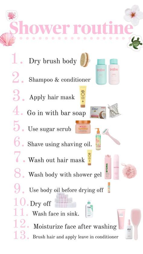 Healthy Hair Routine, Skin Care Basics, Shower Products, Body Hygiene, Basic Skin Care Routine, Hot Girl Summer, Shower Skin Care, Perfect Skin Care Routine, Routine Planner