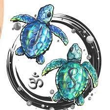 Sea Turtle Watercolor Tattoo, Turtle Watercolor Tattoo, Hawaiian Turtle Tattoos, Ocean Theme Tattoos, Sea Turtle Tattoo, Turtle Tattoo Designs, Turtle Watercolor, Bestie Tattoo, Product Portfolio