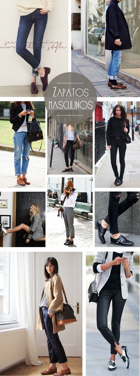 What, if any, oxfords, brogues or monk straps can I do? What should I wear them with? Oxford Shoes Outfit Women's, Brogues Outfit, Oxfords Outfit, Oxford Shoes Outfit, Black Oxfords, Winter Chic, Women Outfits, Parisian Chic, Work Fashion