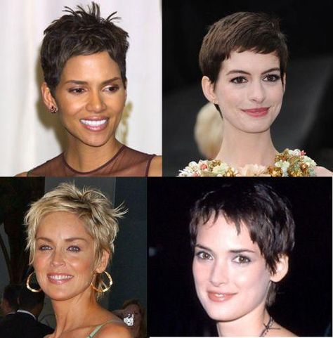 who suits a pixie haircut Pixie Cut Square Face, Really Short Haircuts, Rectangle Face Shape, Very Short Pixie Cuts, Diamond Face Hairstyle, Short Cropped Hair, Women With Short Hair, Rectangle Face, Haircut For Square Face