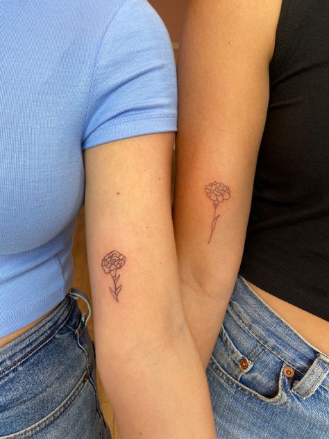 Rib Carnation Tattoo, Carnations You Had Thought Were Roses Tattoo, Carnation Tattoo With Words, Tattoo Ideas Carnation, Pink Carnation Tattoo Small, Minimal Carnation Tattoo, Simple Carnation Tattoo Outline, Carnation Drawing Tattoo, Red Carnation Tattoo Small