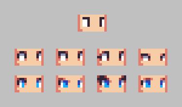 Beginner: Low Res Character. | kurovadis Pixelart Character Tutorial, How To Draw Pixel Art Characters, Pixel Character Tutorial, Cute Pixel Character, Pixel Art How To, Pixel Art Characters Tutorials, Sprite Sheet Character, Pixel Art Characters 64x64, Pixel Art Reference