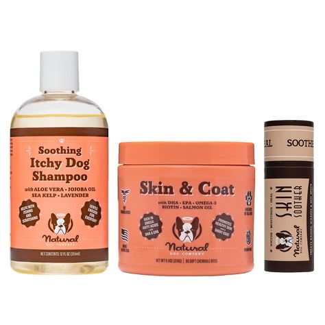 PRICES MAY VARY. Bundle & Save: Natural Dog Company bundles are designed to work together to provide the best possible healthy solutions for your pup. Includes (1) Itchy Dog Shampoo, (1) Skin & Coat Chews, 90 Count, (1) Skin Soother 2 oz stick Healthy Skin & Shiny Coat : Our salmon oil chew for dogs skin and coat provides nutritional support for soft, shiny & healthy coats and skin through essential vitamins and minerals. Anti-Itch Dog Shampoo: This tear free dog shampoo is ideal for dogs with s Dog With Dry Itchy Skin, How To Help Dogs With Itchy Skin, Dog Red Itchy Skin, My Dog Has Dry Itchy Skin, Best Dog Shampoo For Itchy Skin, Itchy Dog, Dog Skin Care, Itch Relief, Salmon Oil