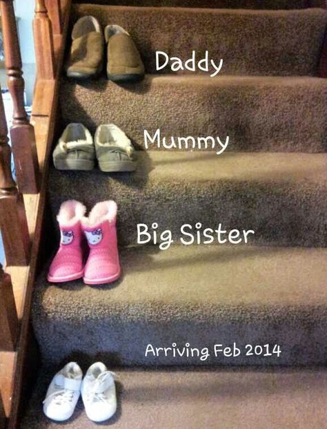 2nd Baby Announcement, Baby Announcement Shoes, Baby 2 Announcement, Second Baby Announcements, Pregnancy Announcement Sibling, Baby Announcement Photoshoot, Fun Baby Announcement, Baby Announcement Pictures, Maternity Photography Poses Pregnancy Pics