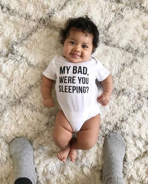 Absolutely gorgeous baby girl with the sweetest little smile - a cute onesie too! Cricut Baby, Funny Baby Clothes, Funny Onesies, Funny Baby Onesies, Baby Boy Onesies, Boy Onesie, Everything Baby, Funny Baby