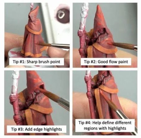 How to paint RPG miniatures for tabletop games in 10 easy steps - painting dnd models - rpg miniature painting - how to paint miniatures for dnd and roleplaying games RPGs - painting dungeon and dragon models - painting dnd minis - recommended varnishes for gaming miniatures - how to paint details on rpg minis Dnd Miniatures Painting Tutorial, Dnd Mini Painting, Painting Figurines, Paint Miniatures, Dnd Mini, Dnd Minis, Model Painting, Miniature Photography, Dnd Ideas