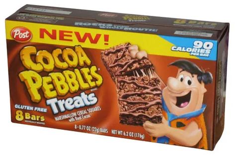 Post Cocoa Pebbles Treats Fruity Pebbles Treats, Cocoa Pebbles, Four Cheese Pizza, Marshmallow Cereal, Pizza Appetizers, California Pizza Kitchen, California Pizza, Cookie Pizza, Fruity Pebbles