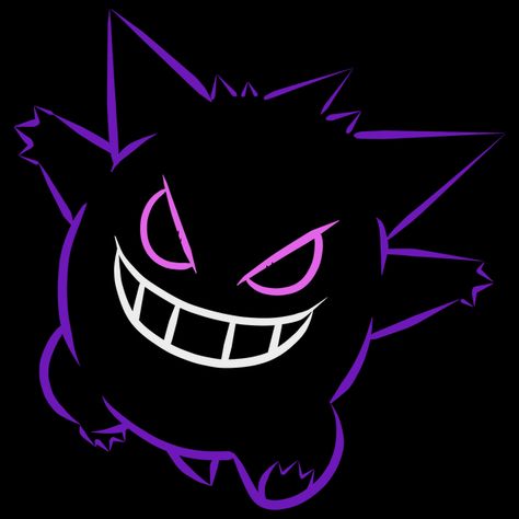 #gengar #pokemon #nintendo Gengar Pokemon, Pokemon Tattoo, Tattoo Ideas, Pokemon, Purple, Black, Design, Pokémon