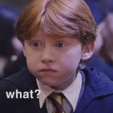 Harry Potter Reaction Pics, I Beg Your Pardon, Harry Potter Curses, Harry Potter Toms, Reaction Photos, Glume Harry Potter, Harry Potter Stickers, Ronald Weasley, Harry Potter Pin