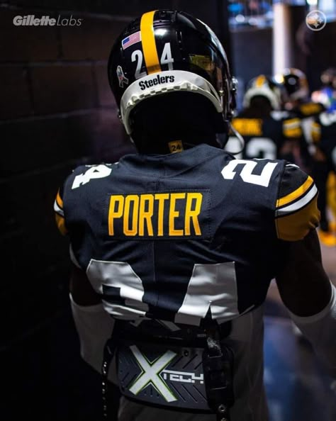 Joey Porter Jr, Justin Fields Steelers, Steelers Background, Joey Porter, Mj Aesthetic, Steelers Wallpaper, Cool Football Pictures, Football Swag, Steelers Pics