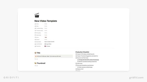 Looking to plan and manage your YouTube videos using Notion? We’ve curated the best Notion YouTube templates to grow your channel! #notion #youtube #template #contentcreation #socialmedia Notion Meal Planner, Using Notion, Youtube Template, Notion Ideas, Free Meal Planner, Template Youtube, Meal Planner Template, Meal Planning Template, Notion Templates