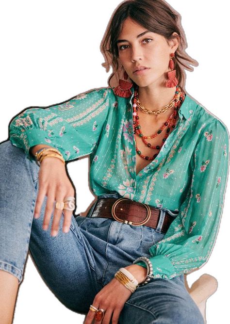 Look Boho Chic, Mode Hippie, Stil Boho, Estilo Hippie, Boho Style Outfits, Mode Boho, Mode Inspiration, Outfits Casuales, Parisian Style