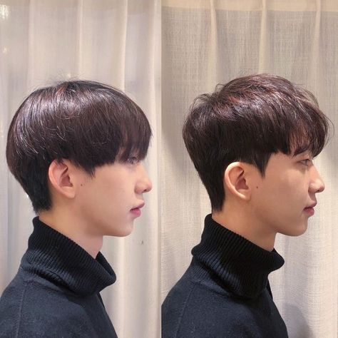 Korean Student Haircut, Korean Bowl Cut Men, Hair Korean Style Men, Asian Men Haircut Medium, Korean Haircut Men Medium, 2 Block Haircut Men, Korean Two Block Haircut, Korean Pixie Cut, Hair Korean Style