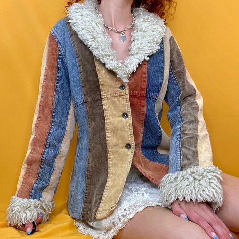 70s Patchwork, Penny Lane Coat, Coat Vintage, Penny Lane, Hippie Outfits, Mode Vintage, Dream Clothes, 70s Fashion, Outfits Casuales