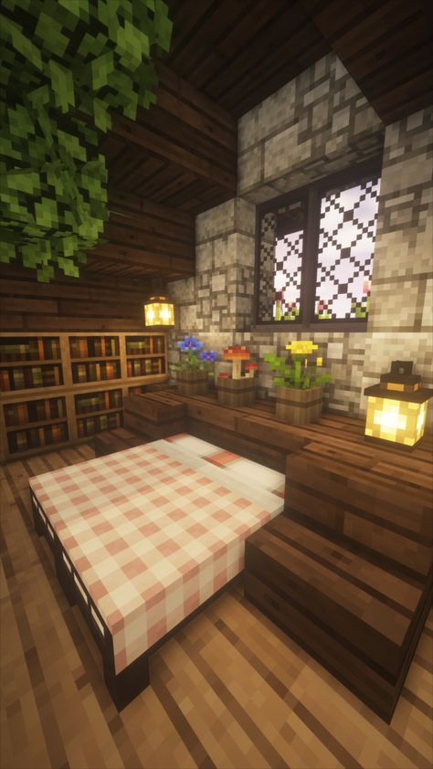 Check out my YouTube tutorial for this aesthetic cottagecore build and get all the mod and resource pack info! 🍓🌿✨ #cottagecoreminecraft #cottagecore #fairycore #fairytale #fairycottage #cottage #minecraftcottage #minecraftaesthetic #aesthetic #aestheticminecraft #vibey #minecraft #fairytail #fairy #fairyminecraft Cottagecore Minecraft Aesthetic, Minecraft Cottagecore Interior, Cottage Fairy Aesthetic, Minecraft Interior Design Bedrooms, Cottagecore Fairy Aesthetic, Minecraft Bedrooms, Minecraft Cottagecore House, Chalet Minecraft, Interior Design Minecraft