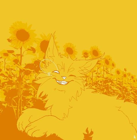 4/30 huevember Teeth Art, Cats Art Drawing, Yellow Cat, Yellow Art, Cat Aesthetic, Epic Art, Warrior Cats, Pictures To Paint, Pretty Pictures