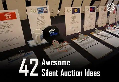 Unique Auction Items Ideas, Silent Auction Diy Ideas, Silent Auction Set Up Ideas, Homemade Auction Items, Preschool Silent Auction Ideas, Auction Raffle Ideas, Christmas Auction Ideas, Silent Auction Ideas Unique, Service Auction Ideas