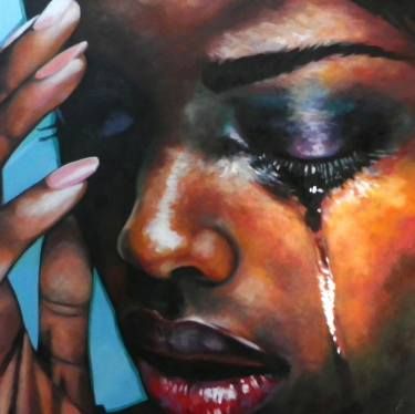 Thomas Saliot, Art Thomas, Dark Brows, Eye Close Up, Soyut Sanat Tabloları, Art Africain, A Level Art, Black Women Art, Emerging Artists