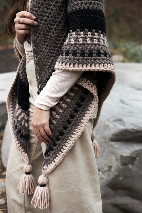 Knit wrap pattern