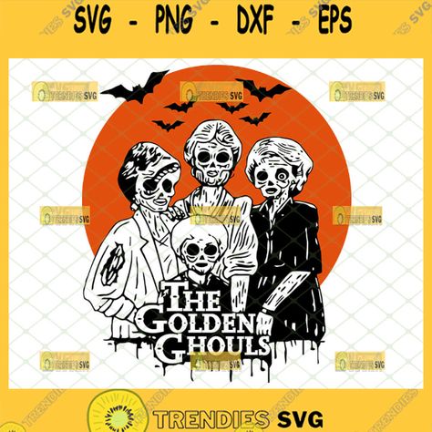 Golden Ghouls Svg Ghost Spooky Horror Halloween The Golden Girls Tv Show Inspired Svg Cut Files Check more at https://trendiessvg.com/product/golden-ghouls-svg-ghost-spooky-horror-halloween-the-golden-girls-tv-show-inspired-svg-cut-files/ Golden Ghouls, Girls Tv Show, The Golden Girls, Horror Halloween, Golden Girls, Silhouette Svg, Cricut Svg, Svg Cuts, The Golden