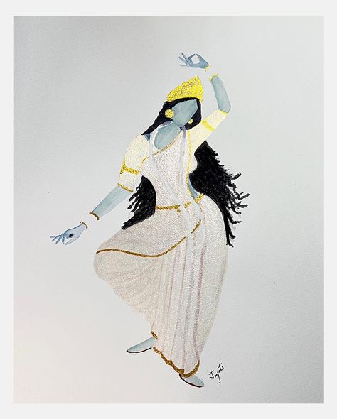 Goddess Parvati is the complementary equal of her husband Shiva. Hers is the dance of creation – Lasya, which balances her husband’s dance… | Instagram Fashion Writer, Goddess Parvati, Dancing Shiva, Storefront Design, Celebrity Stylist, The Pantheon, Mother Goddess, Cute Cartoon Drawings, The Dance