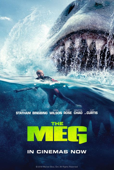 Meg Movie, Tam Film, Li Bingbing, Film Thriller, The Meg, 2018 Movies, Tv Series Online, Jason Statham, Top Movies