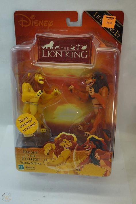 Disney Lion King action figure set by Hasbro, 2003 Fight to the Finish, includes Simba & Scar Real swiping action Condition: Still sealed, unopened. Package has wear and tear, contents undamaged. Former owner was a smoker and may have left an odor. See all photos. See our other Lion King items HERE Before bidding look at all the photos, ask questions and have a good grasp of condition because most of what we sell is used, not new. Thanks. Lion Guard Toys, Lion King Toys, Lion King Story, Farm Theme Birthday, Lego Truck, Lion King Fan Art, Animal Action, Disney Figures, Lion King Art