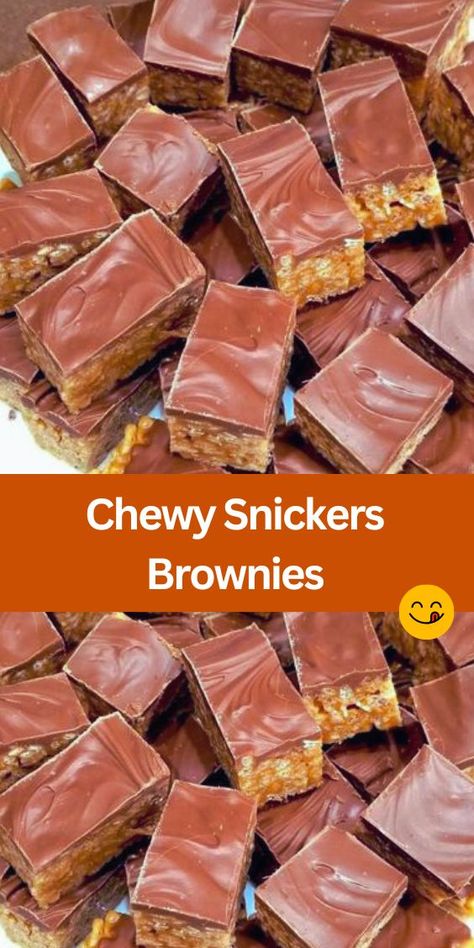 Indulge your sweet tooth with these irresistible Chewy Snickers Brownies! Combining the rich flavors of chocolate, espresso, and gooey Snickers bars, ... Chewy Snickers Brownies, Snicker Bars Recipe, Snickers Bars Recipe, Snickers Brownies, Snicker Brownies, Microwave Fudge, Scalloped Potatoes Cheesy, Snickers Bar, Easy To Make Desserts