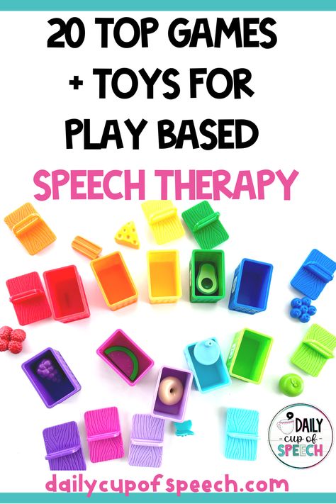 Pragmatic Speech Therapy Activities, Interactive Speech Therapy Activities, Speech Games For Preschoolers, Language Speech Therapy Activities, Sight Words Kindergarten Activities Fun Games, Must Have Speech Therapy Materials, Hands On Speech Therapy Activities, Play Based Articulation Therapy, Nonverbal Speech Therapy Activities