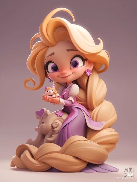 Evvi Art, Learn Design, Disney Princess Artwork, Chips Brands, Disney Rapunzel, Cute Animal Drawings Kawaii, Pinturas Disney, Disney Princess Art, Princess Art