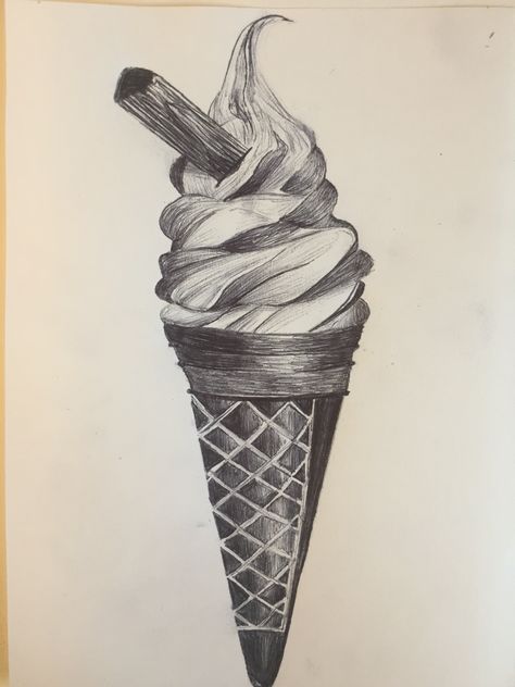 A biro drawing for the GCSE art course:food 2018 Gcse Art Observational Drawings, Food Art Gcse, Observational Drawings, Ks3 Art, Sketchbook Ideas Inspiration, Biro Drawing, Biro Art, Popsicle Art, Food Project