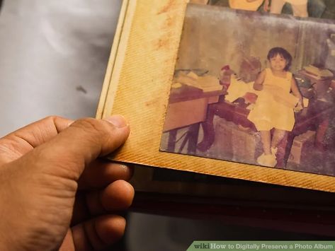 How to Digitally Preserve a Photo Album (with Pictures) - wikiHow Photo Restoration, Genealogy Research, Photo Albums, Take Pictures, How To Take, Genealogy, Old Photos, Photo Album, A Photo