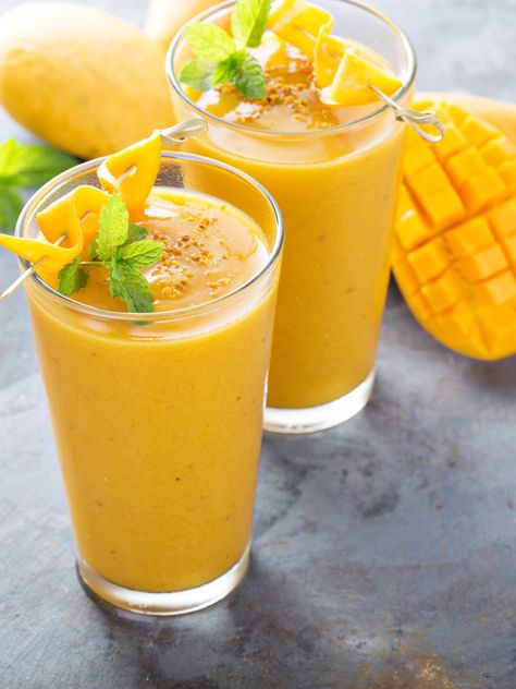 Mango Milkshake – Tasty Oven Lemon Recipes Healthy, Energy Smoothie Recipes, Mango Shake, Energy Boosting Smoothies, Energy Boosting Foods, Mango Milkshake, Mango Smoothie Recipes, Hidden Vegetables, High Protein Smoothies