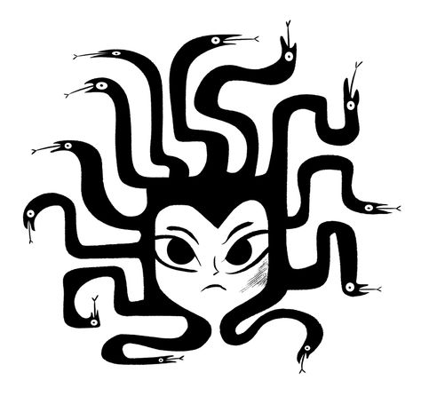 Medusa Greek Monsters, Modern Myth, Medusa Gorgon, Medusa Art, Medusa Tattoo, Diy Wardrobe, Mythology Art, Flash Art, Funky Art