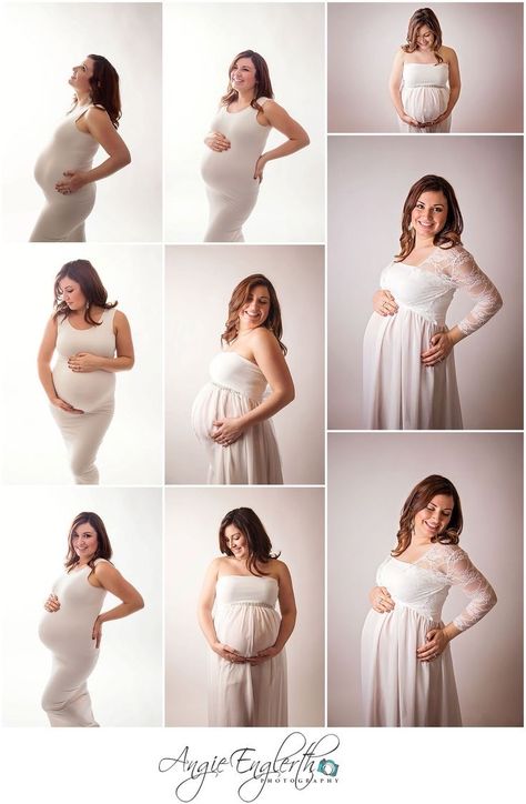 Pose Pregnant Photography, How To Pose Pregnant, Home Maternity Photography Poses, How To Pose While Pregnant, Maternity Photography Inside Studio, Maternity Home Photography, Maternity Photography Poses At Home, Indoor Studio Maternity Photos, Pregnant Studio Photography