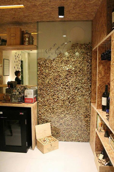 Cave à vin Wine Cave, Home Wine Cellars, Wine Cellar Design, Cellar Design, Wine House, Wine Cork Crafts, Wine Wall, Wine Decor, Basement Bar