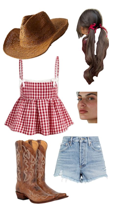 cowgirl Cow And Cowgirl Costume, Cute Cowgirl Costume Halloween, Cow Girl Costume Women, Cowgirl Outfits Costume, Cow Girl Halloween Outfits, Easy Cowgirl Outfits, Last Minute Halloween Costumes College, Cute Cowgirl Halloween Costumes, Cowgirl Outfit Halloween