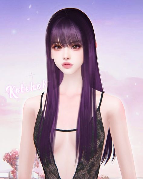 Custom Content for The Sims 4 Sims 4 Cc Mods Patreon Hair, Sims 4 Cc Hair Long Bangs, Sims Women Hair, Sims 4 Cc Patreon Hair Long, Sims 44 Cc Hair, Ts4 Cc Hair Girl, Sims Cc Hair Long, Sims4 Cc Hair Long, Sims 4 Girl Hair Cc