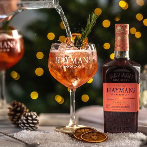 Hayman's Winter Spritz - Hayman's Gin Winter Spritz, Fever Tree, Orange Wheels, Sloe Gin, Orange Slice, Orange Soda, London Dry Gin, Dry Gin, Orange Slices