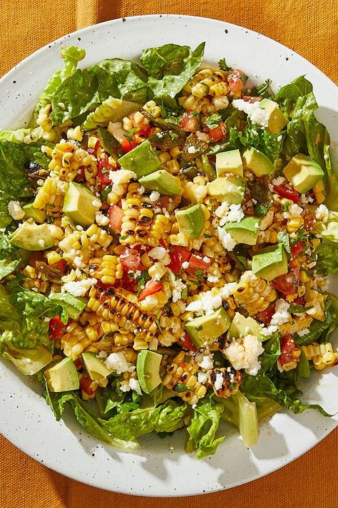 Corn Summer Salad, Vegan Grill, Avocado Corn Salad, Shrimp Corn, Corn Avocado Salad, Fresh Summer Salad, Keto Lasagna, Corn Salad Recipes, Summer Corn Salad