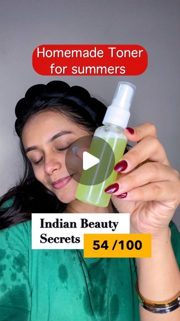 Ruchita Ghag | Skincare Haircare Beauty on Instagram: "Benefits for using this homemade toner @ruchita.ghag   - Extremely refreshing  - Hydrates & nourishes  - Soothes and keeps the skin calm - Cleanse off toxins from the pores" Homemade Toner, The Skin, Toner, Hair Care, Benefits, Skin, Health, On Instagram, Beauty